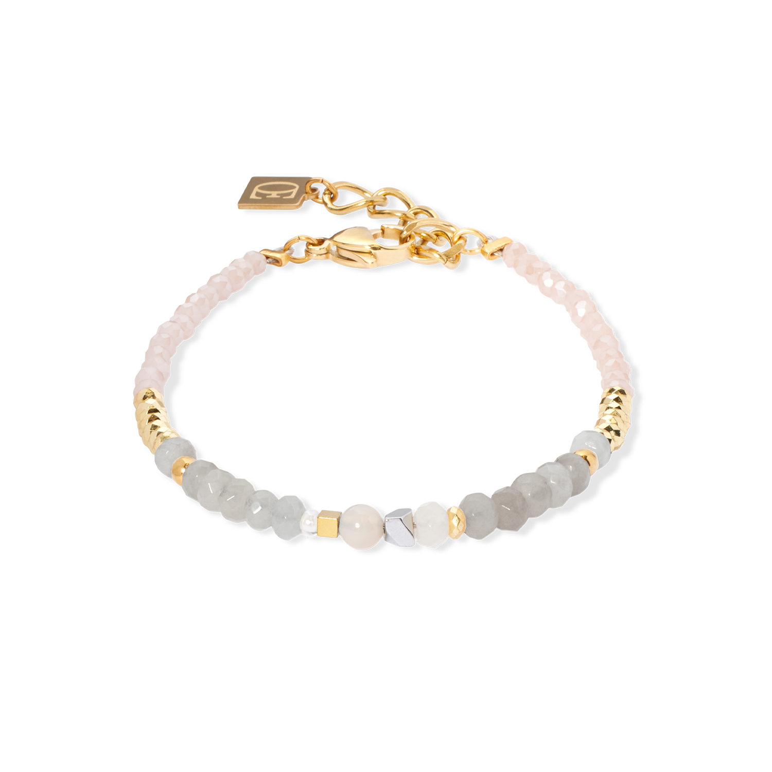 Armband Amulett Modern Future gold-beige von COEUR DE LION