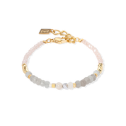 Armband Amulett Modern Future gold-beige von COEUR DE LION