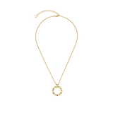 Halskette Soft Cube Circle Glow Sunset Gold