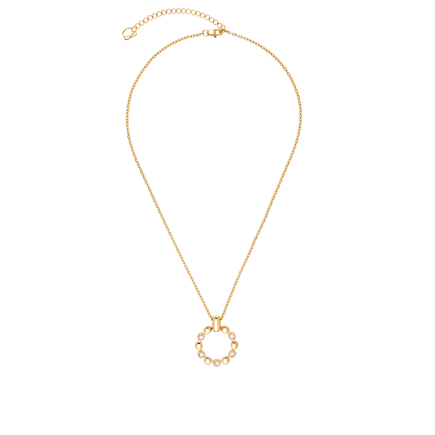 Halskette Soft Cube Circle Glow gold von COEUR DE LION