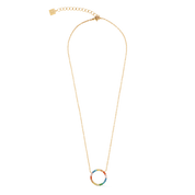 Halskette Sparkling Circle gold-multicolor von COEUR DE LION