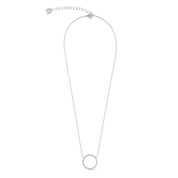 Halskette Sparkling Circle silber-kristall von COEUR DE LION