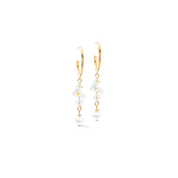 Creolen Dancing Crystals Fusion Gold von COEUR DE LION