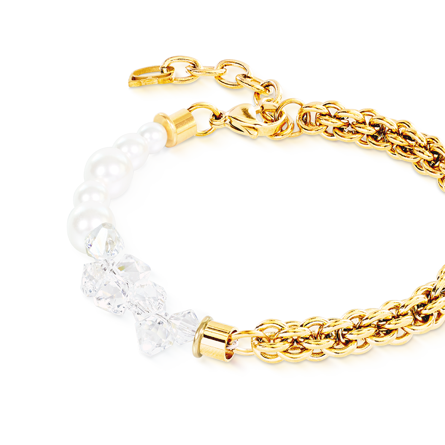 Armband Dancing Crystals Fusion Gold