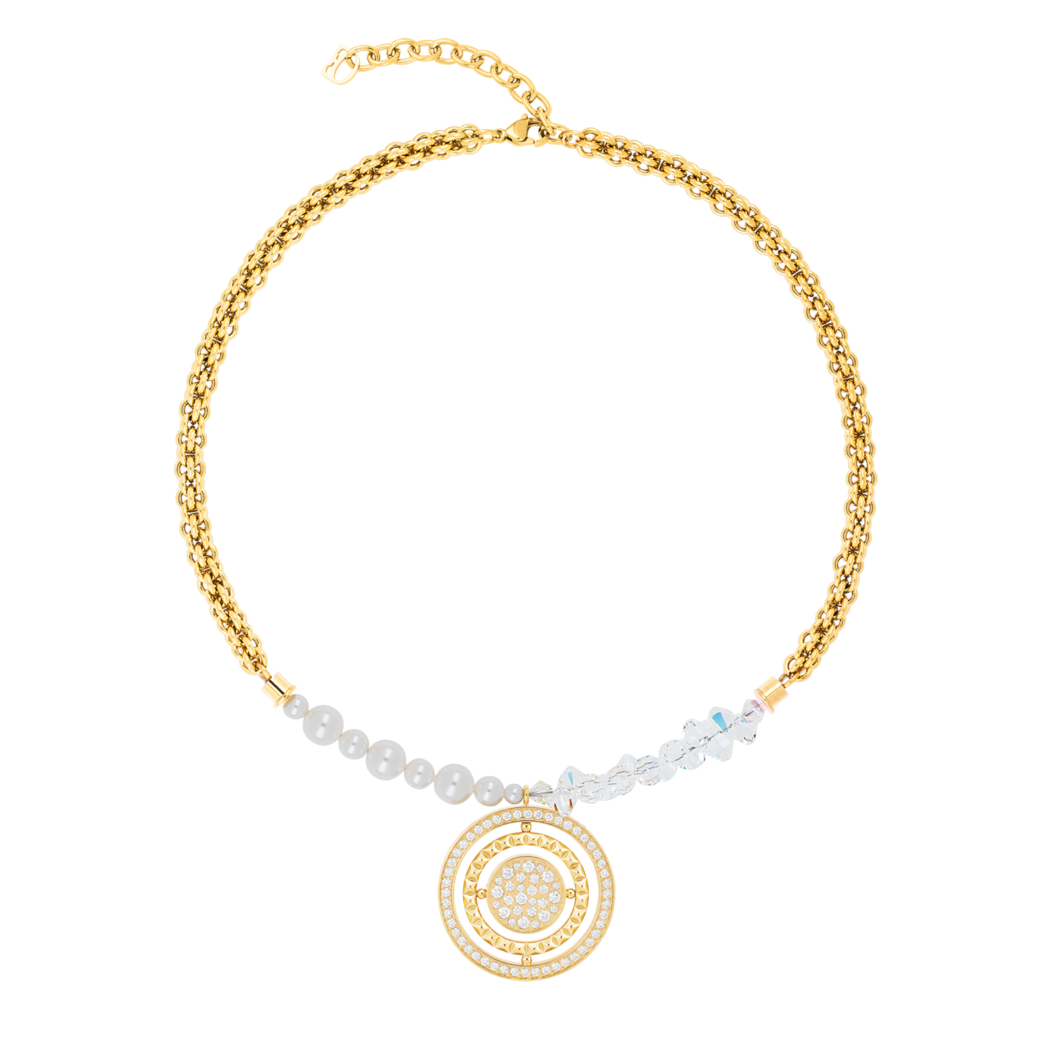 Halskette Amulett Fusion Sparkle Gold