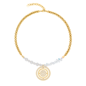 Halskette Amulett Fusion Sparkle Gold von COEUR DE LION