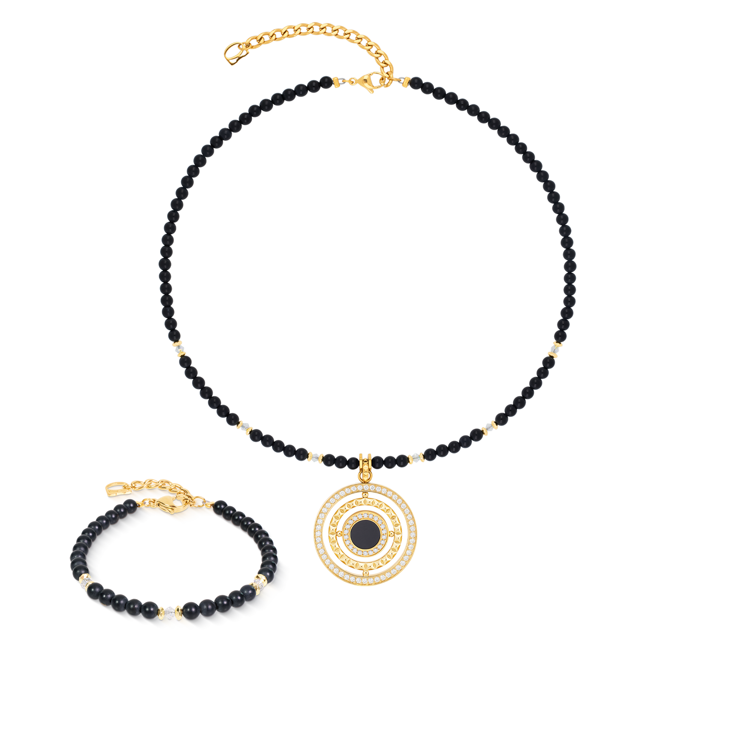 Armband Modern Icon Noir Gold
