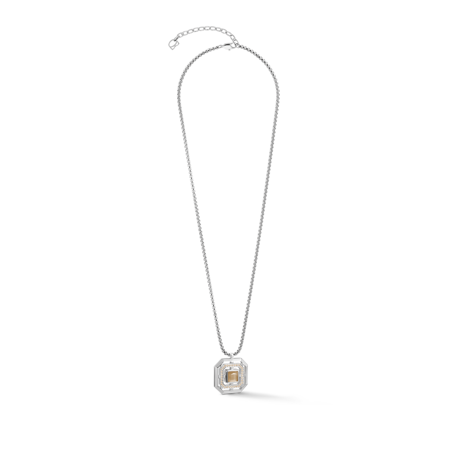Halskette Amulett Icon Frame Pure Sand Silber