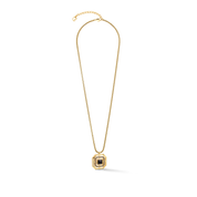 Halskette Amulett Icon Frame Pure Noir Gold von COEUR DE LION
