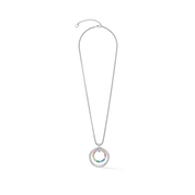 Halskette Circle Duo Multicolour Silber von COEUR DE LION