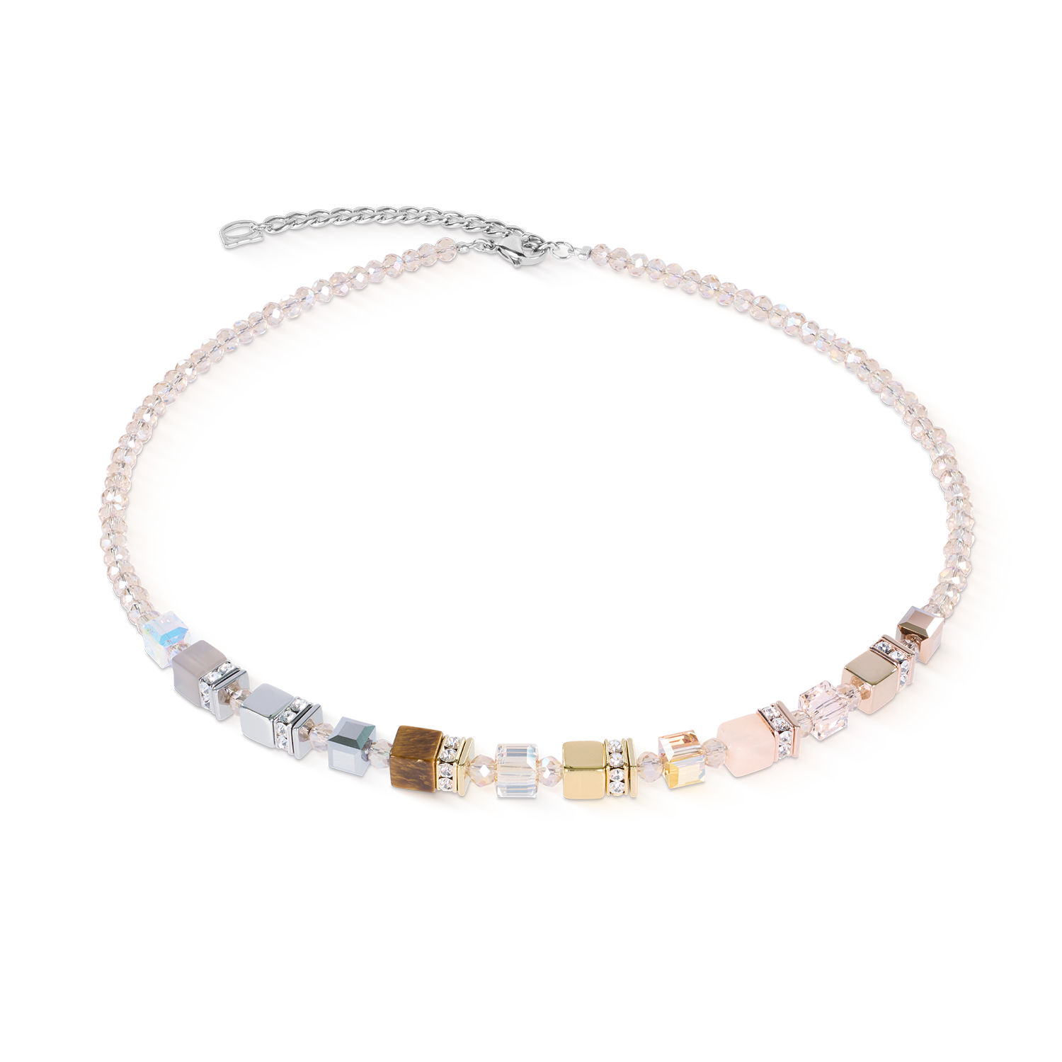 GeoCUBE® Precious Nature Halskette Tricolor Sand