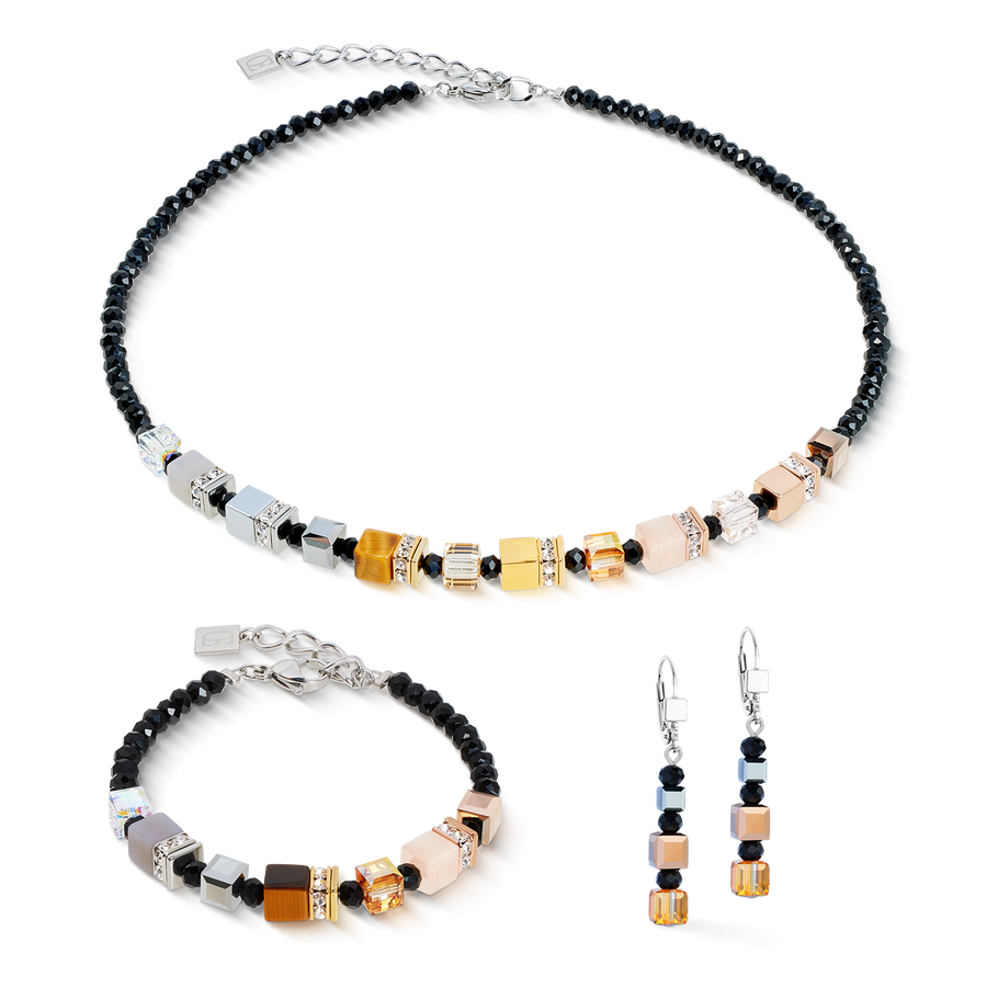 GeoCUBE® Precious Nature Halskette Tricolor