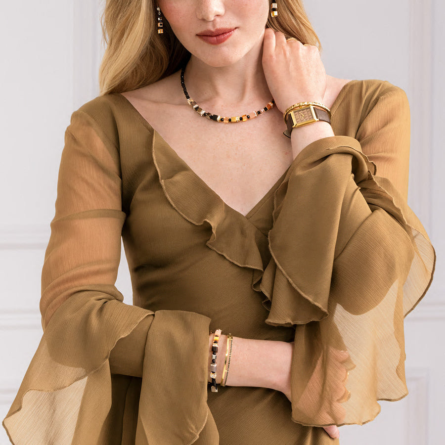 GeoCUBE® Precious Nature Halskette Tricolor