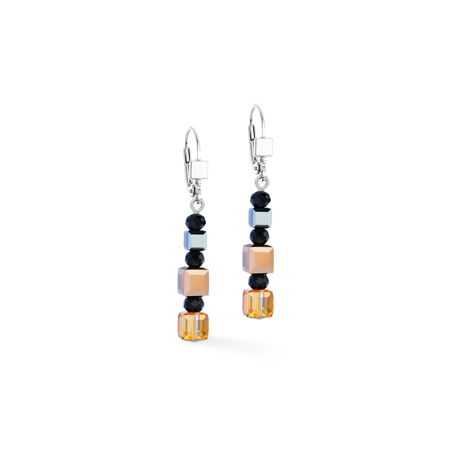 GeoCUBE® Precious Nature Ohrringe Tricolor von COEUR DE LION
