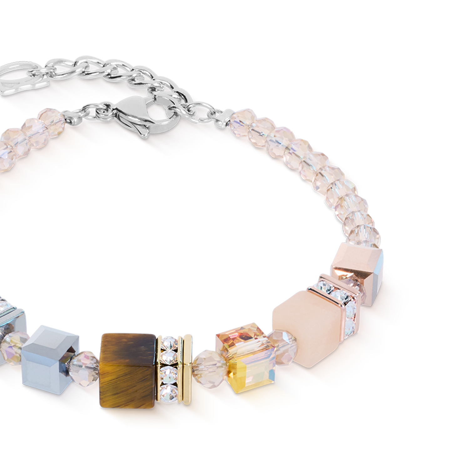 GeoCUBE® Precious Nature Armband Tricolor Sand
