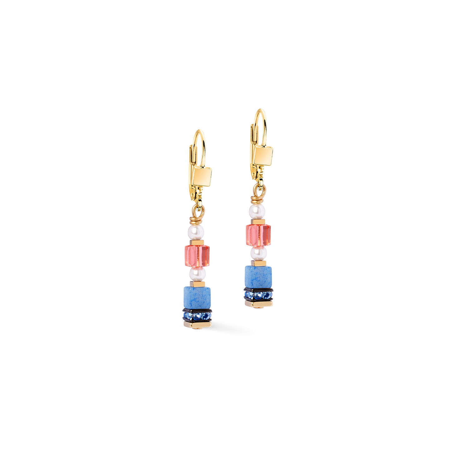 Ohrringe Sparkling Princess Spikes gold-multicolor