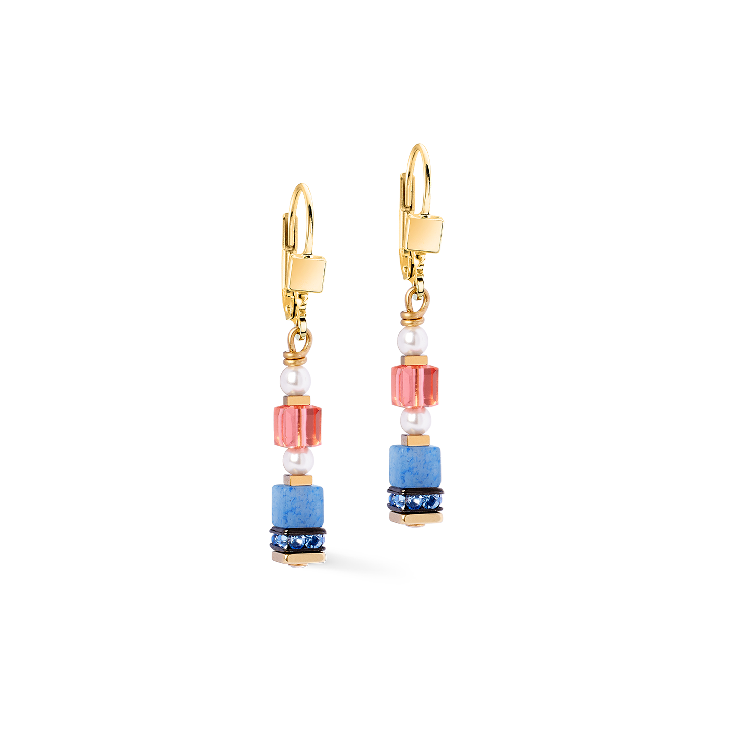Ohrringe Sparkling Princess Spikes gold-multicolor