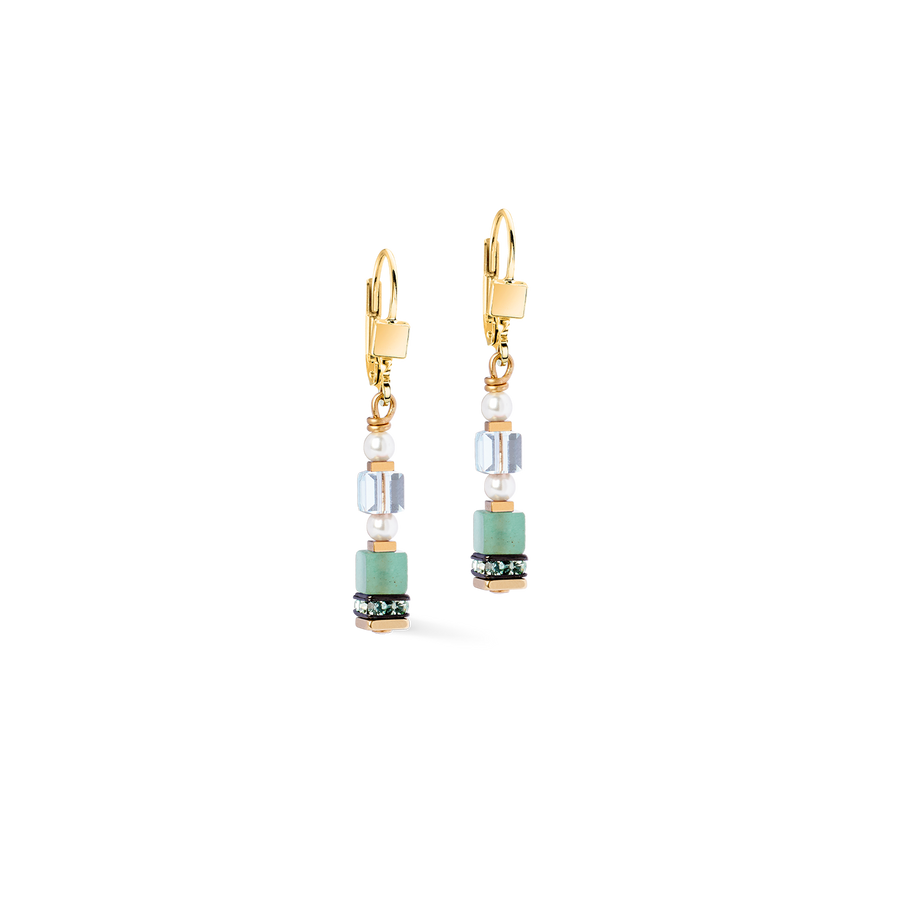 Ohrringe Sparkling Princess Spikes gold-Art Nouveau