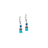 Ohrringe Princess Teal Glow silber