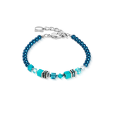 Armband Princess Teal Glow silber