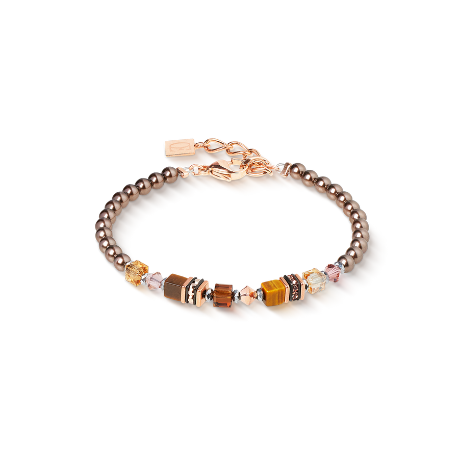 Armband Princess Earth Glow roségold-braun