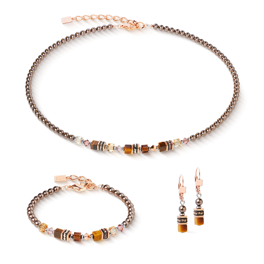 Armband Princess Earth Glow roségold-braun