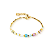 Armband Cube Aura pastell gold von COEUR DE LION