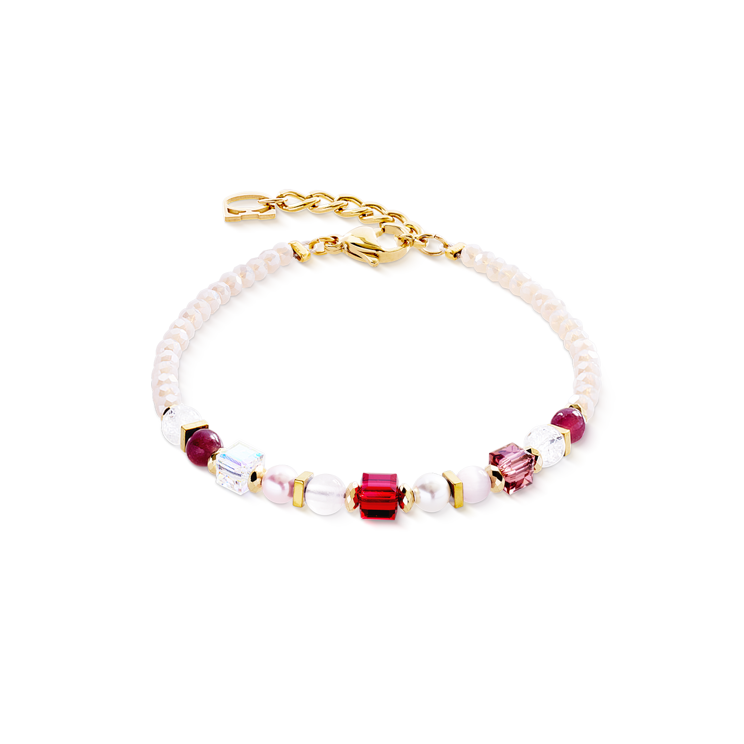 Armband Princess Mix rosé blush von COEUR DE LION