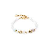 Beads & Pearls Spike Armband Pastel