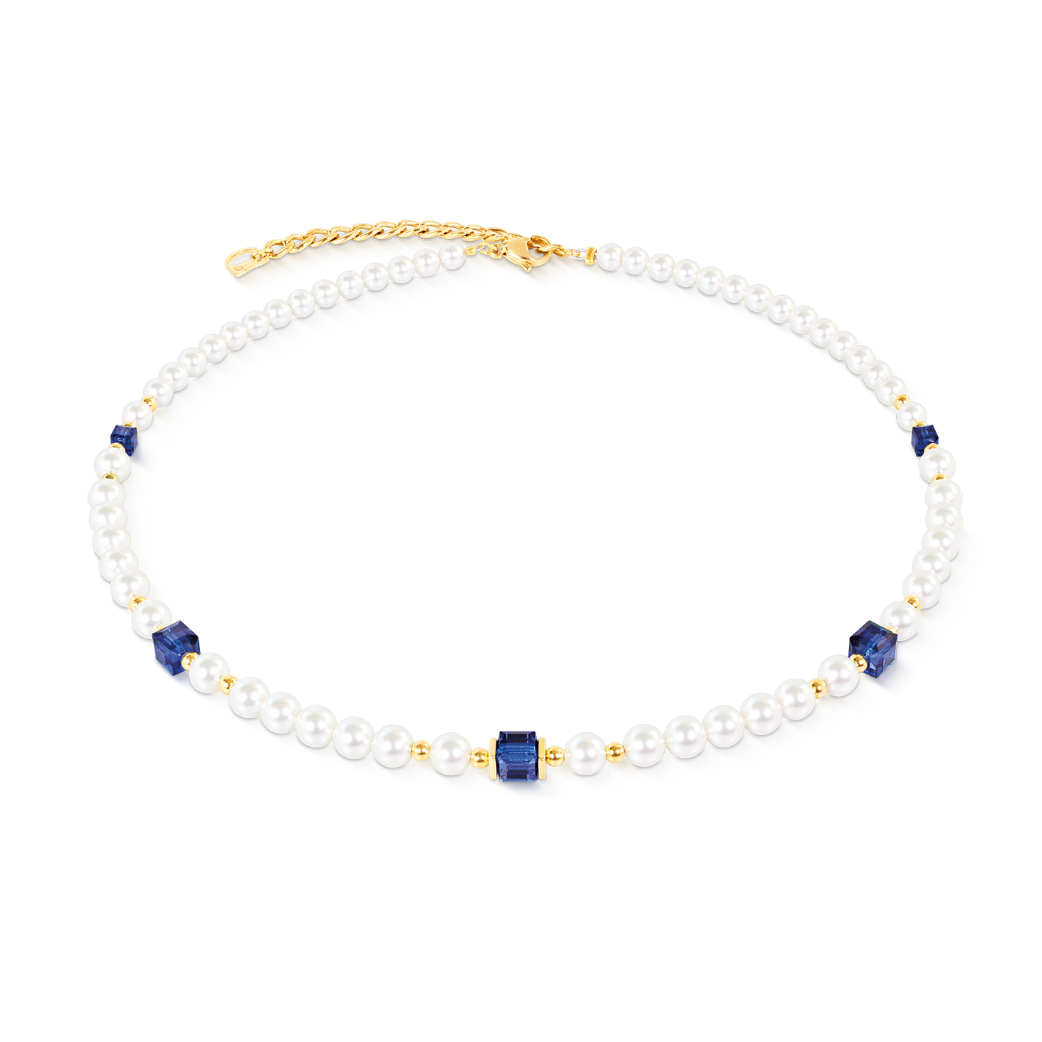 Cocktail Pearls Halskette Sapphire