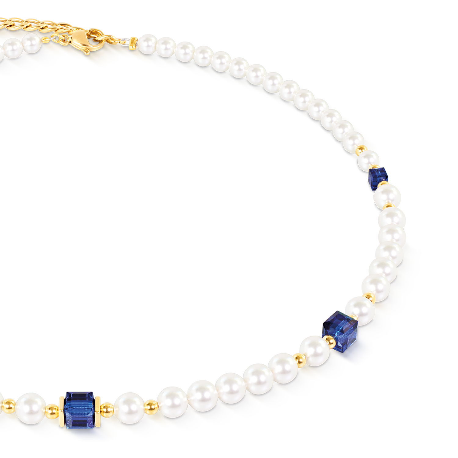 Cocktail Pearls Halskette Sapphire