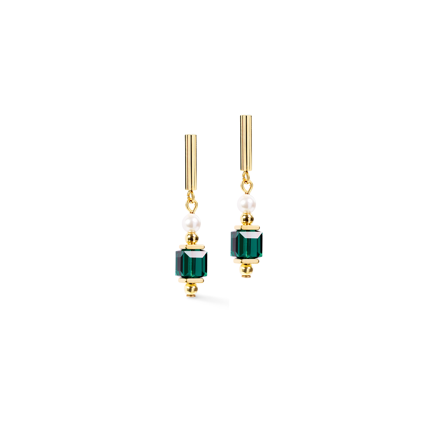 Cocktail Pearls Ohrringe Emerald
