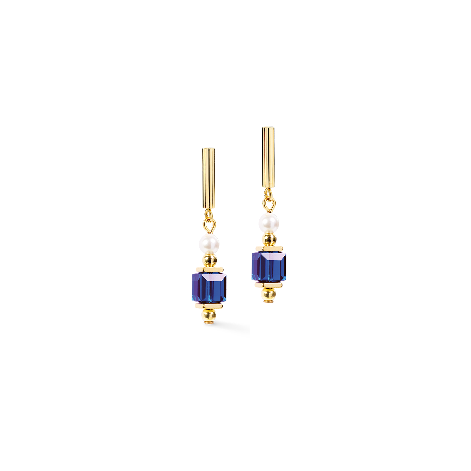 Cocktail Pearls Ohrringe Sapphire