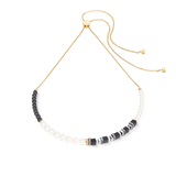 Precious Fusion Offset Slider Halskette Onyx