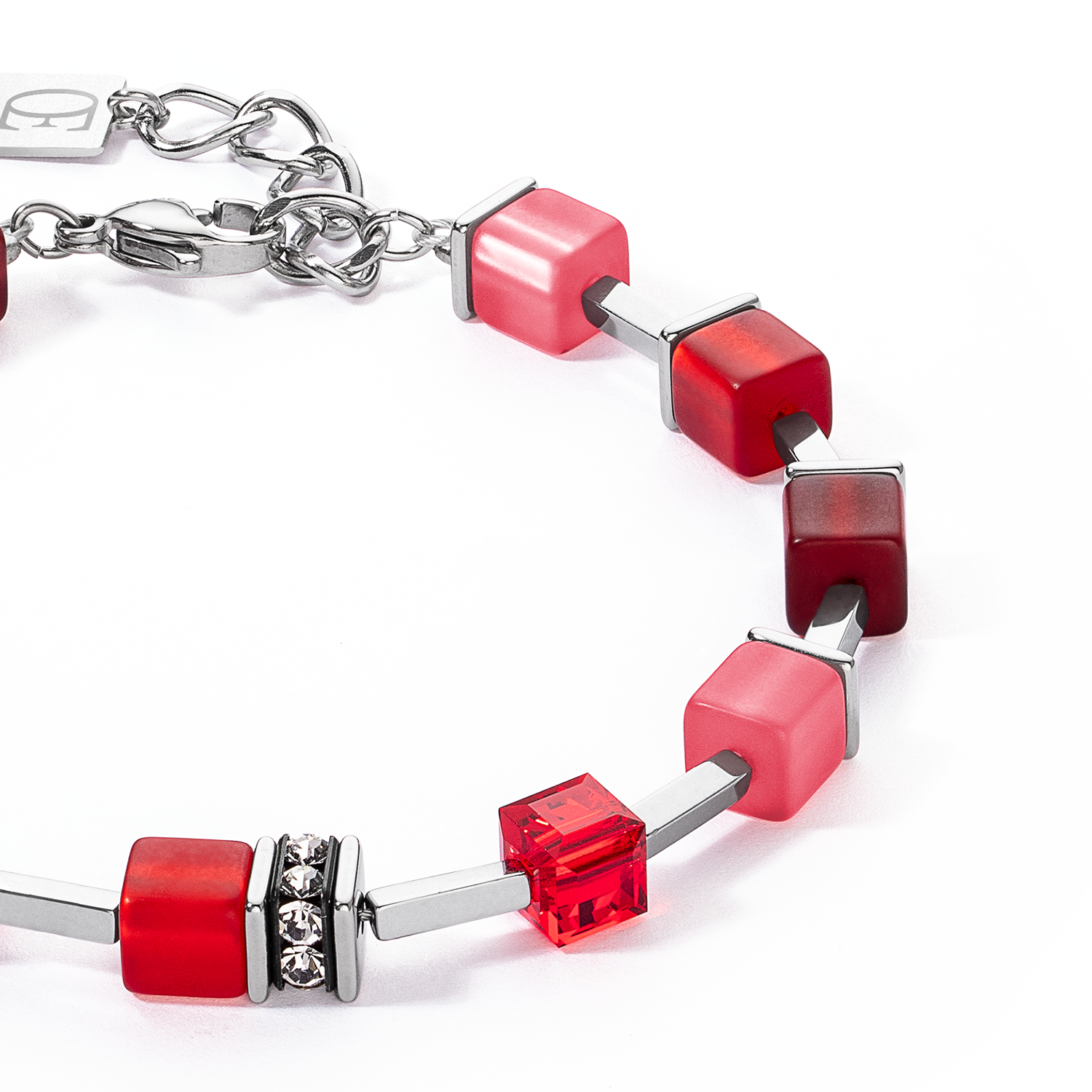 GeoCUBE® Iconic Pure Armband Rot