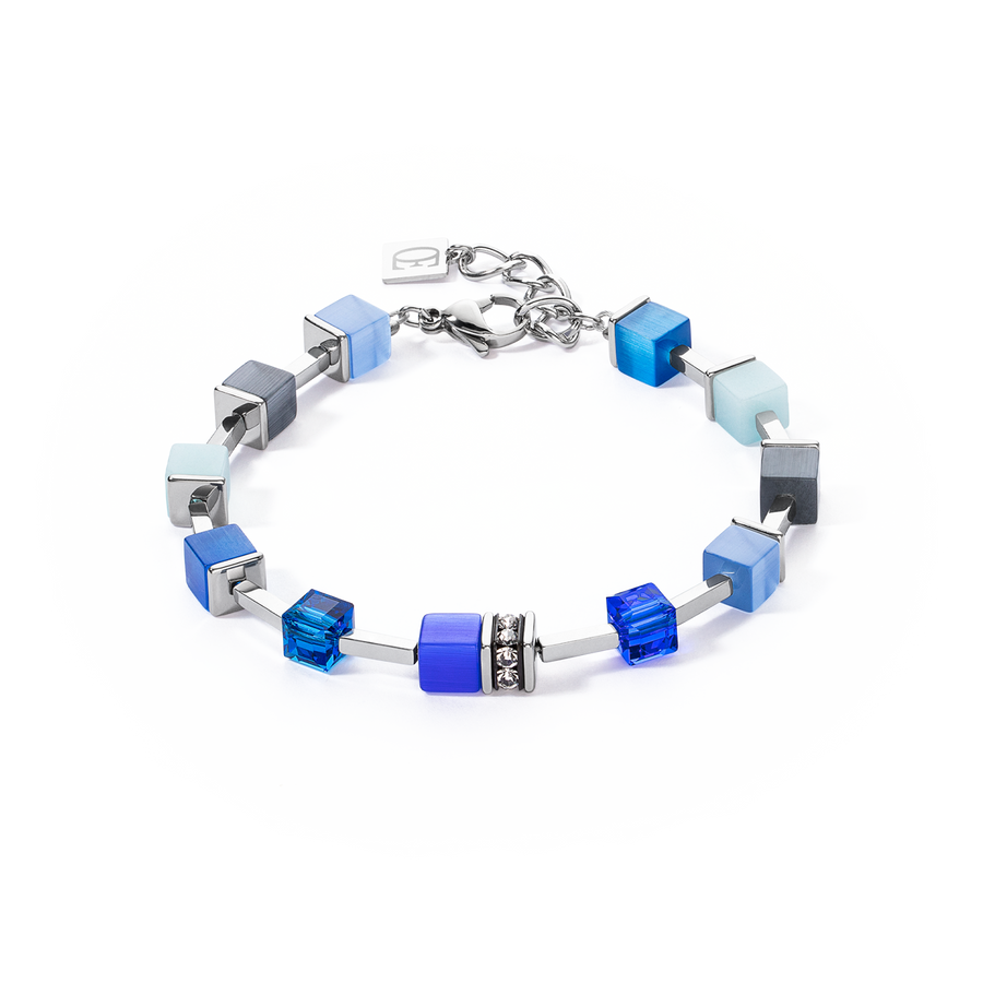 GeoCUBE® Iconic Pure Armband Blau