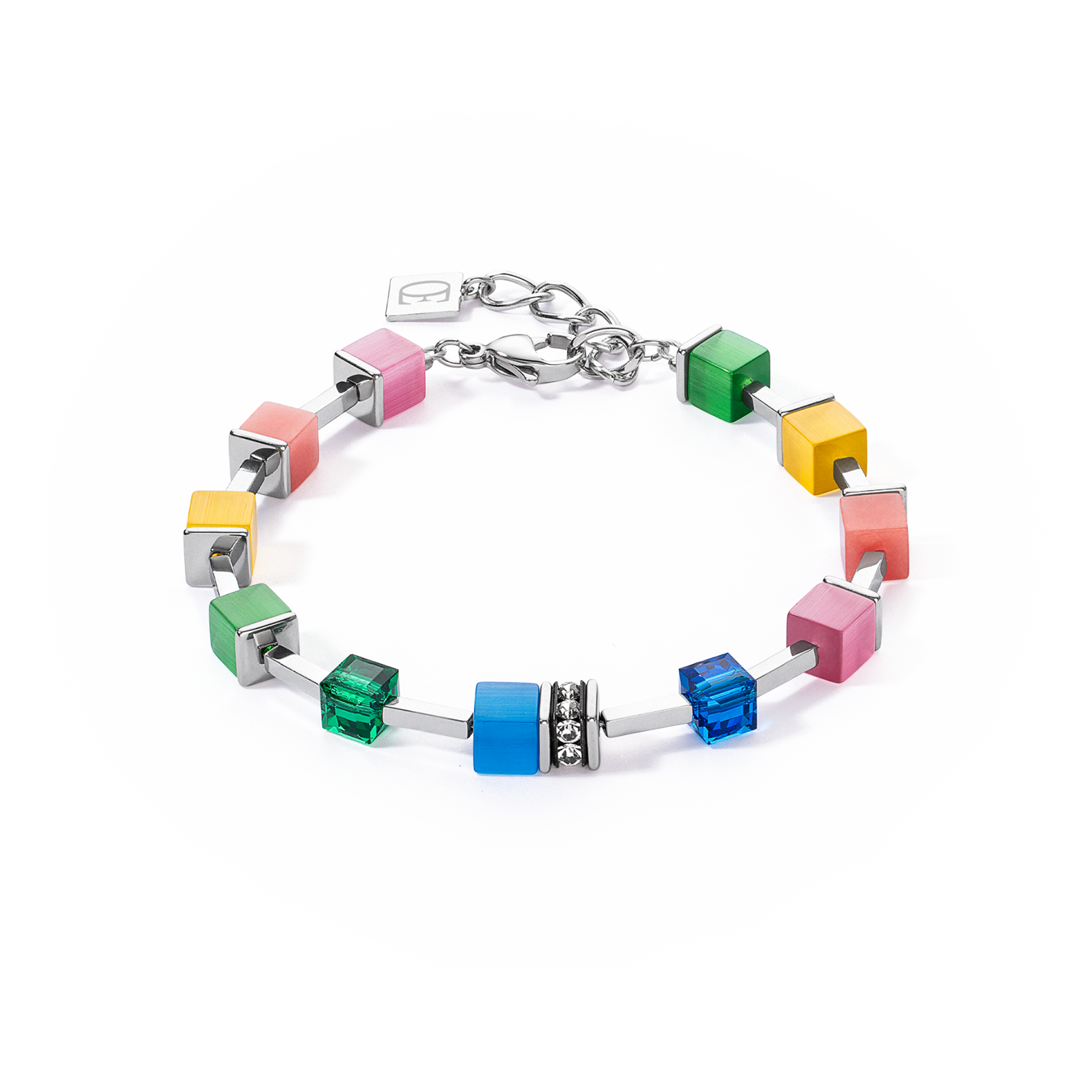 GeoCUBE® Iconic Pure Armband Rainbow