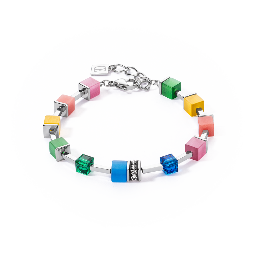 GeoCUBE® Iconic Pure Armband Rainbow