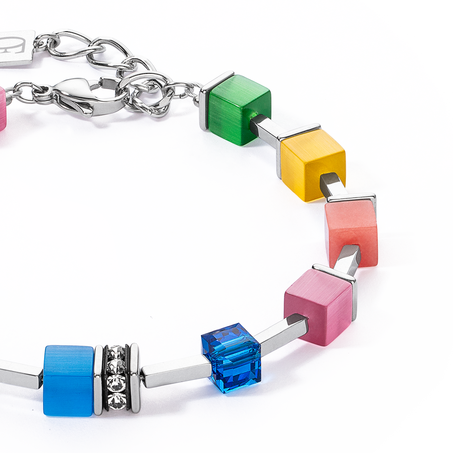 GeoCUBE® Iconic Pure Armband Rainbow