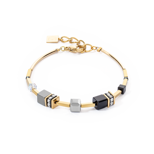 COEUR DE LON Armband Schmuck Edelstahl GeoCUBE® Conc Precous