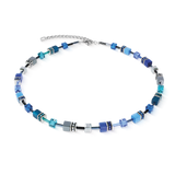 GeoCUBE® Iconic Halskette Azure Spirit silber