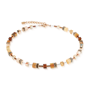 GeoCUBE® Iconic Halskette Mocha Mousse von COEUR DE LION