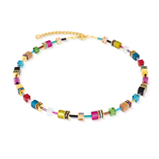 GeoCUBE® Iconic Halskette Multicolor Joy gold von COEUR DE LION
