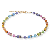 GeoCUBE® Halskette multicolor rainbow gold von COEUR DE LION