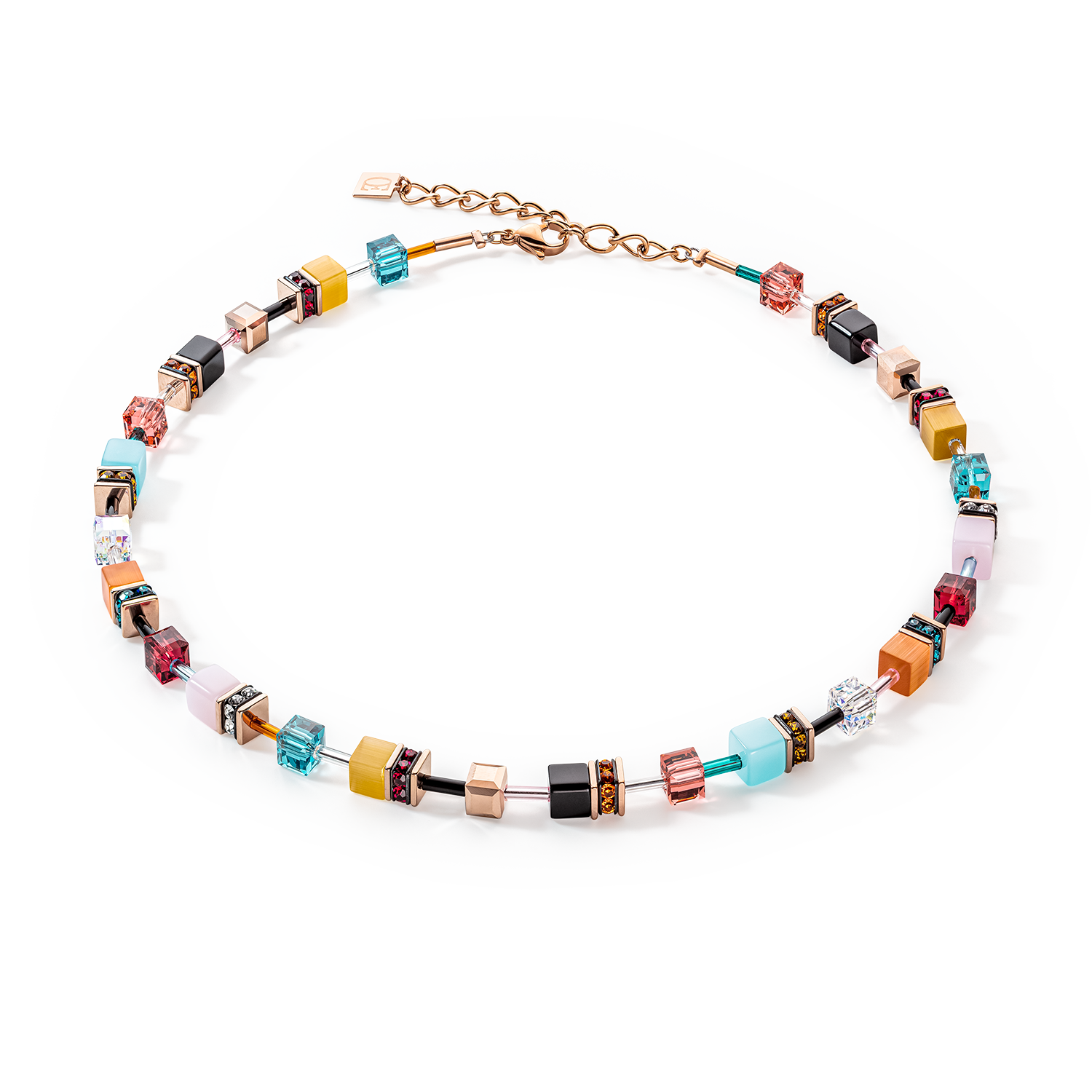 GeoCUBE® Iconic  Multicolour Expressive  Halskette