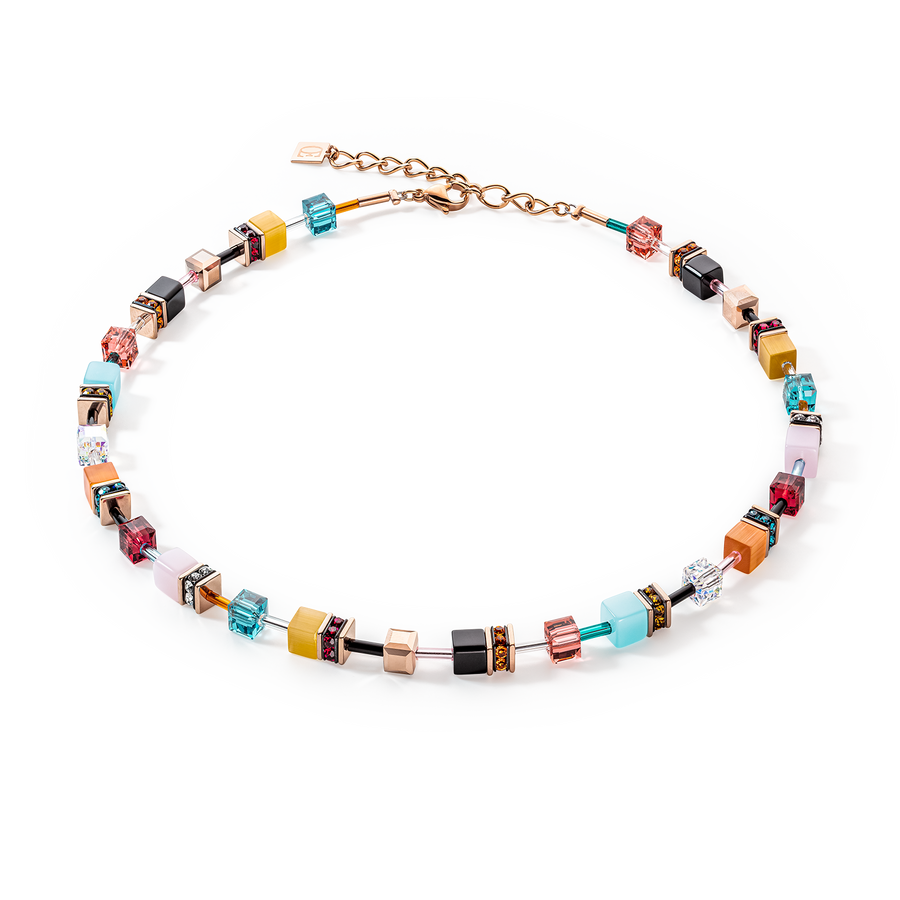 GeoCUBE® Iconic  Multicolour Expressive  Halskette