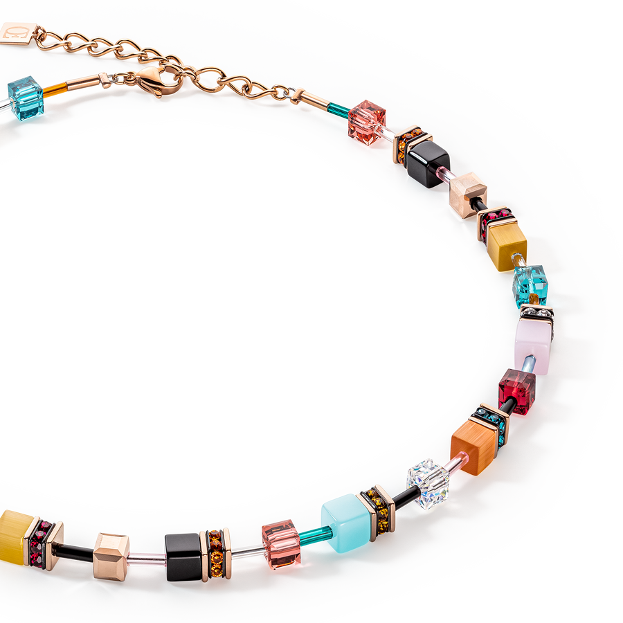 GeoCUBE® Iconic  Multicolour Expressive  Halskette