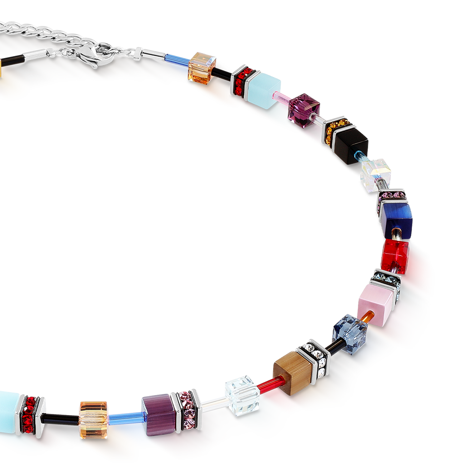 GeoCUBE® Iconic Halskette Love Energy silber