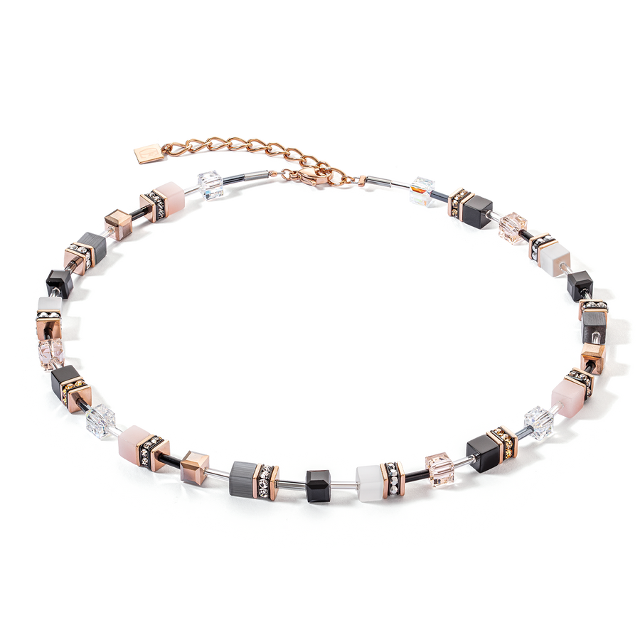 GeoCUBE® Iconic Halskette roségold-soft