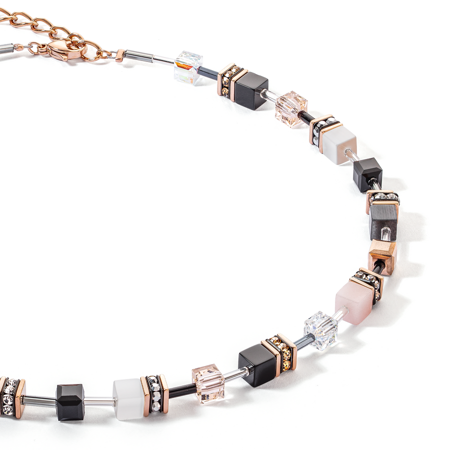 GeoCUBE® Iconic Halskette roségold-soft
